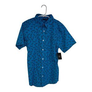 Body Glove Short Sleeve Shirt Boys Sz L 12/14 Hawaiian  Novelty Print Sunglasses